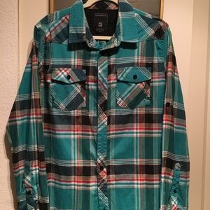 O'Neill Long Sleeve Casual Plaid Shirt